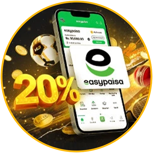 Get 20% Melbet cashback using Easypaisa payment method.