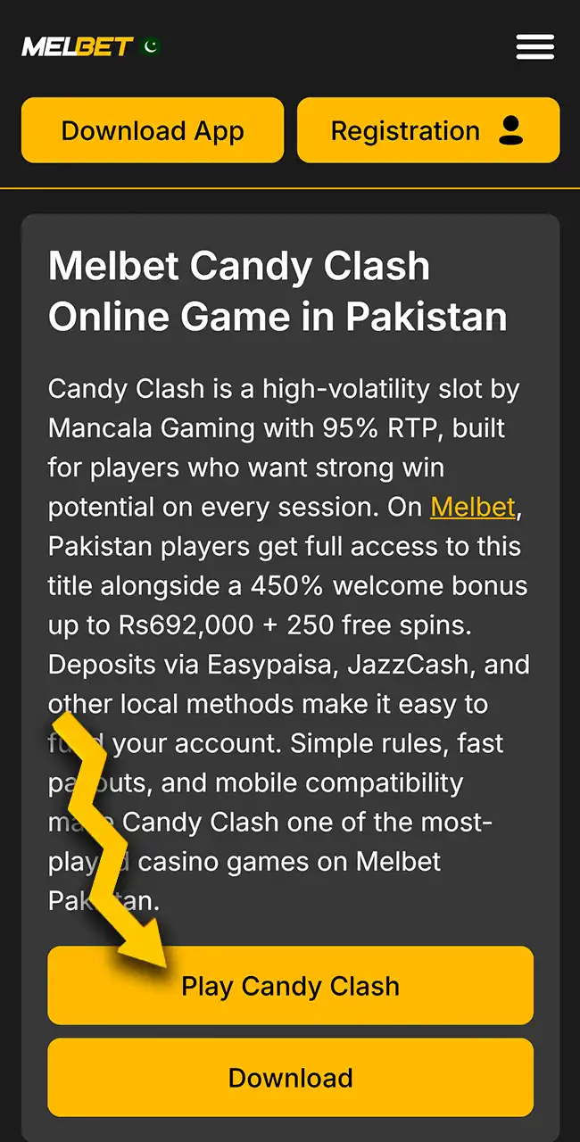 Fill out the form on Melbet website.