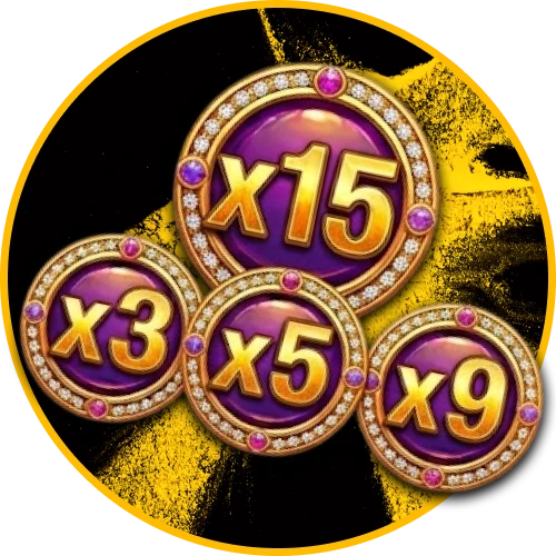 We offer online slots with cascading winning mechanics.
